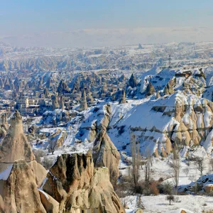 Snowy Cappadocia