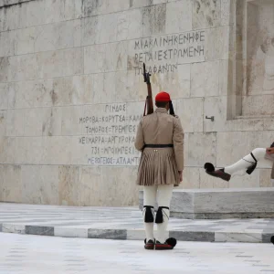 Exchange of Soldiers in Athens - Greece