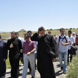 Biblical Tour Turkey. Rumen Bishop Makarios and Parishioners visit Honaz Colossae