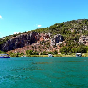 Dalyan Caunos rock tombs