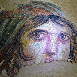 Gypsy Girl Zeugma Mosaic Museum - Gaziantep