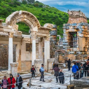 Curetes Street and Temple of Hadrian - Ephesus