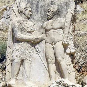 King Antiochus and Heracles in Arsameia Ancient City - Adıyaman 