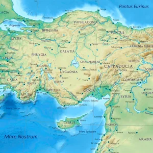 Phrygia Regions in Anatolia