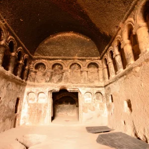 Selime Cathetral interior Ihlara Valley - Cappadocia