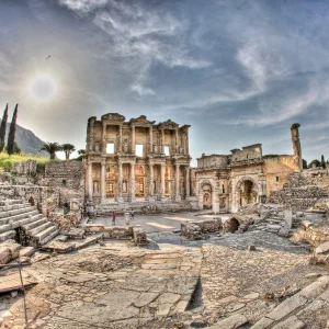 Celsus Liberary and Agora gates - Ephesus