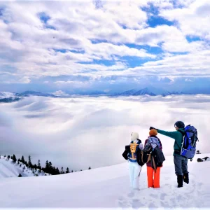 Winter Hiking in Rize Plateau