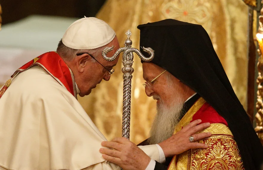 Pope and Bartalamou in Istanbul