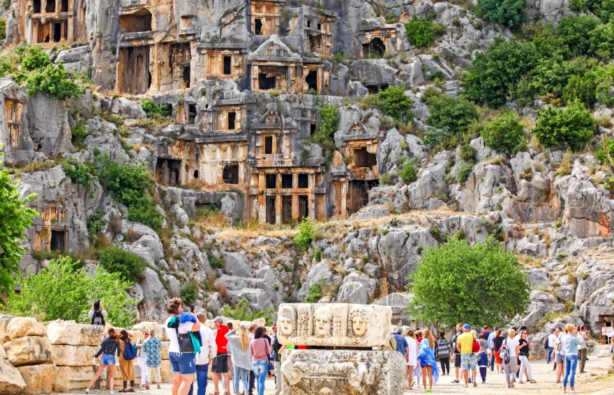 Myra Rock Tombs Antalya