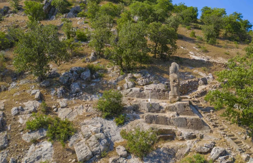 Burial Temple of King Mithridates Callinichos in Arsameia Ruins - Kahta, Adıyaman