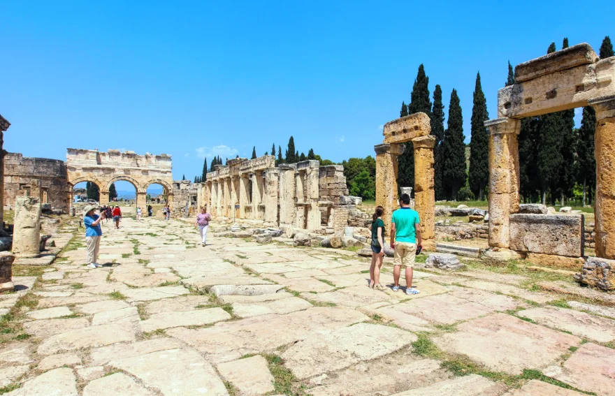 Frontinus Street Hierapolis  - Pamukkale