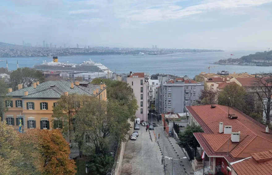 Istanbul Galata Port and Marmara Sea