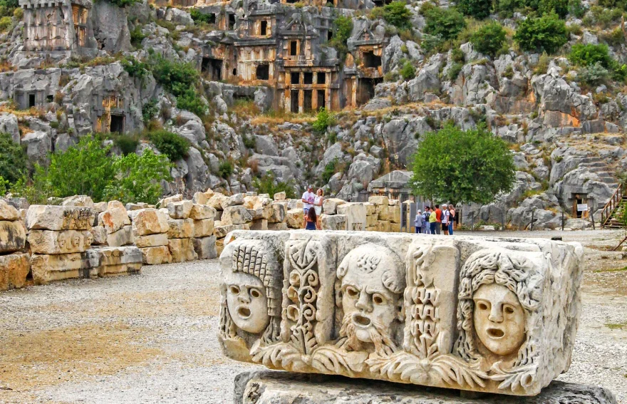 Myra Rock Tombs - Antalya