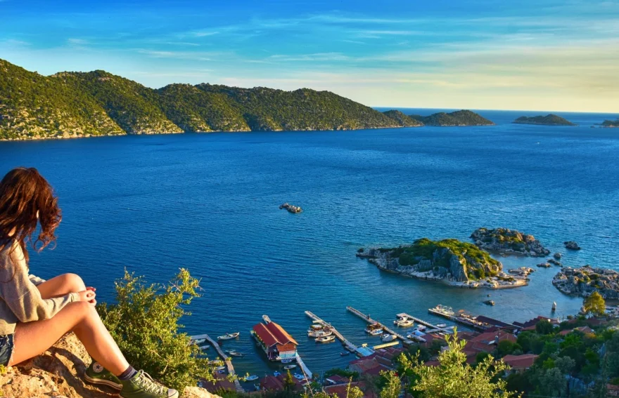 Simena Kaleköy Kekova Sunken city