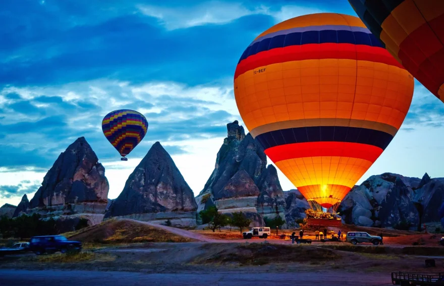 Balloon Tour Starts in Sunrise of Cappadocia