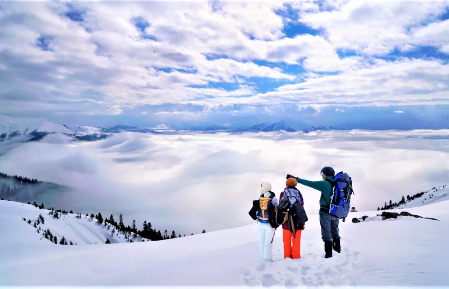 Winter Hiking in Rize Plateau