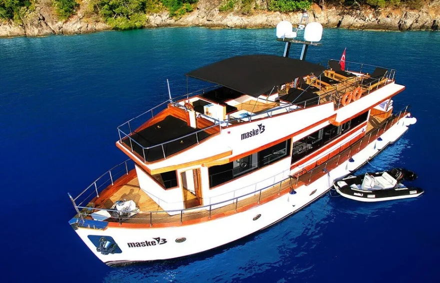 yacht charter fethiye turkey Trawler Maske 3