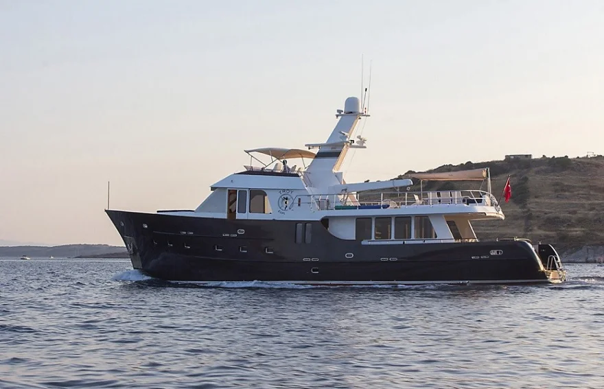 turkey private yacht charter Trawler Troy Explorer