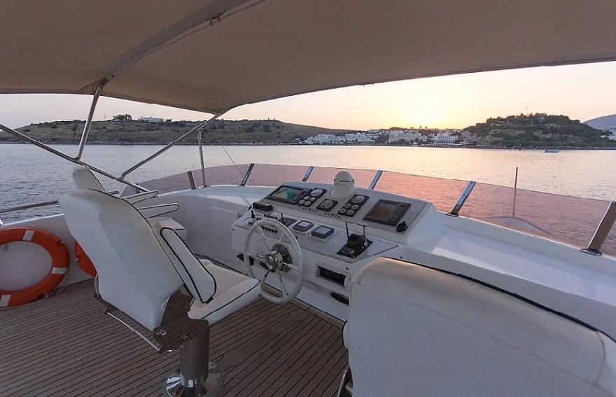 luxury yacht charter in bodrum turkey Trawler Troy Explorer